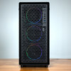 Kolink AM2 ARGB Midi Tower arvutikorpus, ATX, karastatud klaas, komplektis 4x 120 mm ventilaatorit, must
