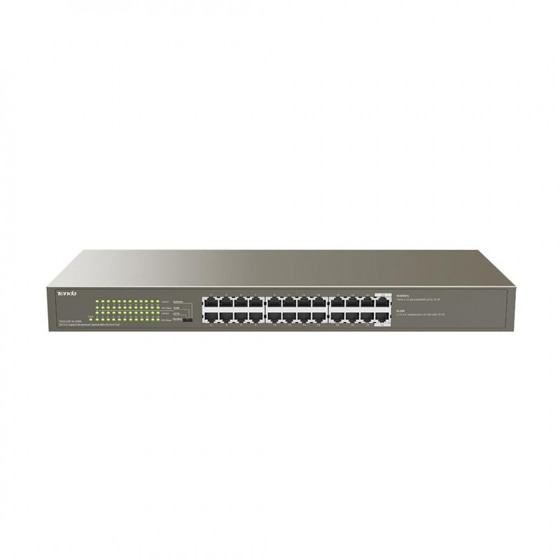 Tenda TEG1124P-24-250W PoE-lüliti, 24 porti, 250 W