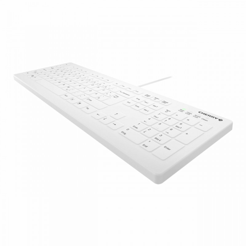 Cherry Contour Active Key AK-C8112-U1-W/EU meditsiiniklaviatuur, juhtmega, ELi paigutus, valge