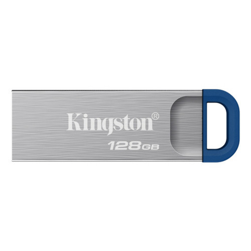 Kingston DataTraveler Kyson DTKNG2/128GB USB-mälupulk, 128 GB, USB 3.2 Gen 1, metallist
