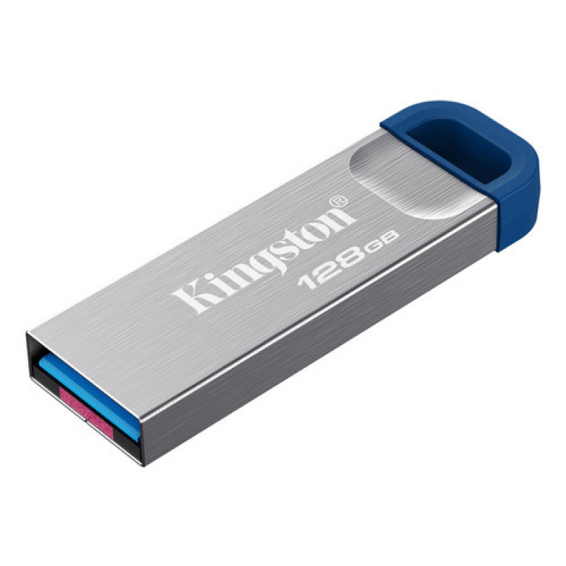 Kingston DataTraveler Kyson DTKNG2/128GB USB-mälupulk, 128 GB, USB 3.2 Gen 1, metallist