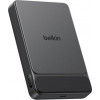 Belkin UltraCharge Pro Slim BPD022HQBK magnetiga akupank, 10000 mAh, must, ekraaniga