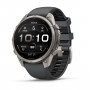 Garmin Fenix 9 Pro nutikell, 47 mm, titaankorpus, grafiit/must silikoonrihm