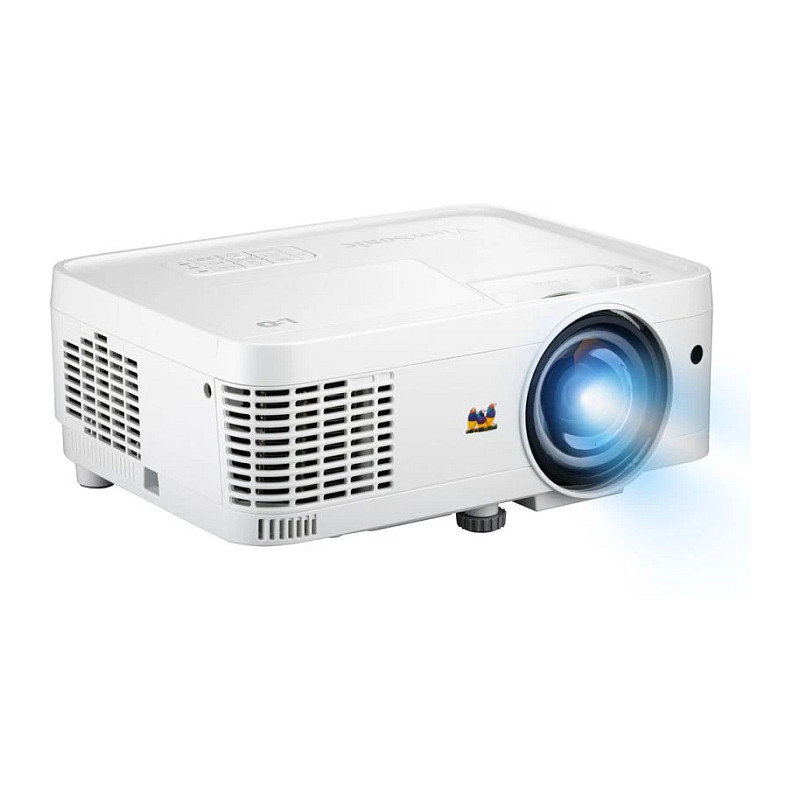ViewSonic LSD300W-ST lühikese projektsioonikaugusega projektor, 3300 ANSI lumenit, DLP, WXGA (1280x800), valge