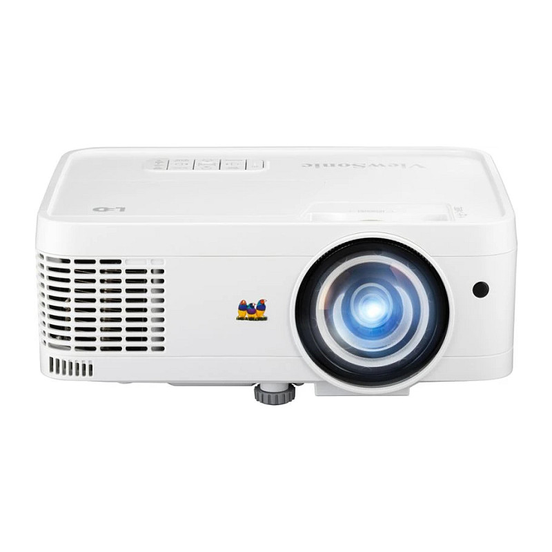 ViewSonic LSD300W-ST lühikese projektsioonikaugusega projektor, 3300 ANSI lumenit, DLP, WXGA (1280x800), valge