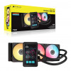 Corsair iCUE LINK TITAN II 360 RX LCD kõik-ühes vedelikjahuti, 360 mm, RGB, must, CW-9061045-WW