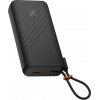 Xtorm XG2E30W201C akupank, 30 W, 20 000 mAh, integreeritud kaabliga, must