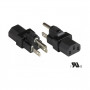 Good Connections PA-4530S toiteadapterkaabel USA B-tüüp (NEMA 5-15P) – IEC 60320 C13, UL, must