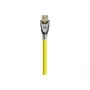 Good Connections PYTHON GC-M0075 DisplayPort 1.2 kaabel, 4K2K / UHD, kullatud kontaktid, OFC, nailonpunutud, kollane, 1 m