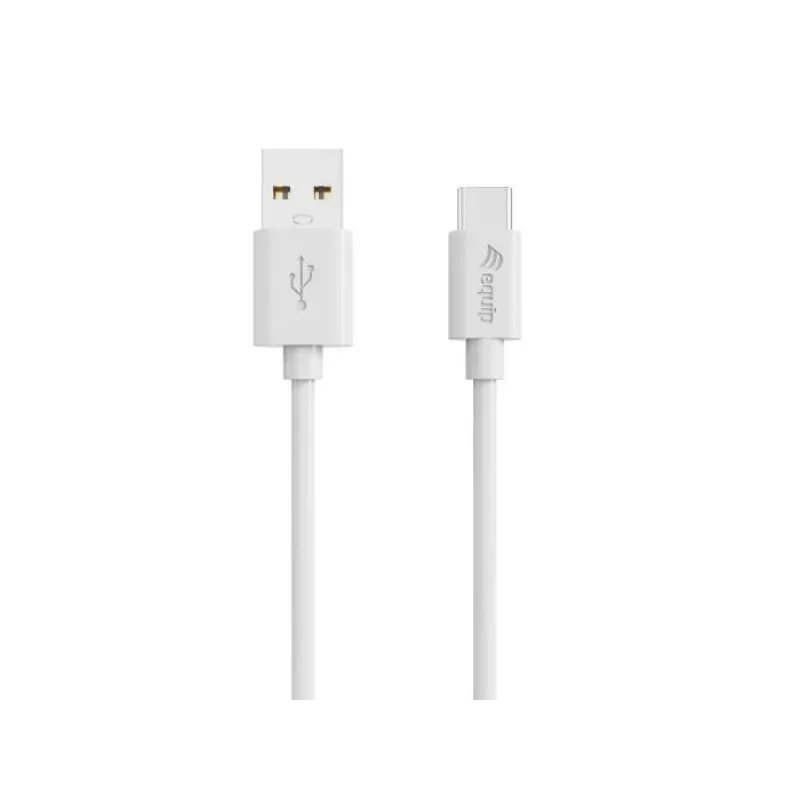 Equip 128846 USB-A – USB-C 2.0 kaabel, 3 A, 0,5 m, valge