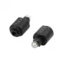 LogiLink CA1016 Toslink heliadapter, Toslink pistik – Mini-Toslink 3,5 mm pesa, must