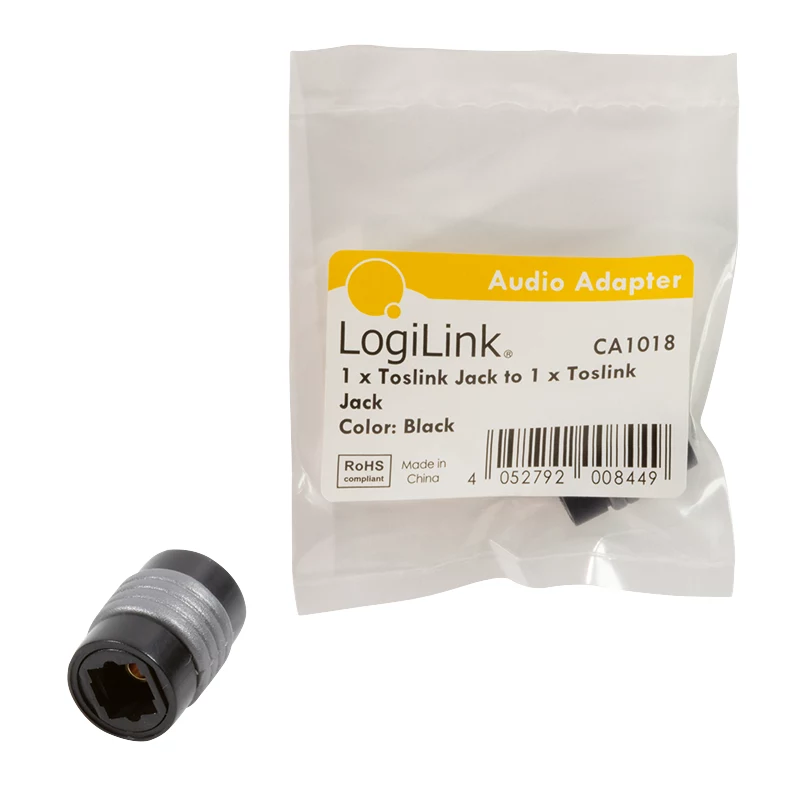 LogiLink CA1018 Toslink heliadapter, Toslink pesa – Toslink pesa, must