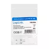 LogiLink NK4006 RJ45 keystone moodul, Cat.5e UTP, 90° pressühendus, valge