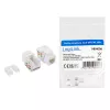 LogiLink NK4006 RJ45 keystone moodul, Cat.5e UTP, 90° pressühendus, valge