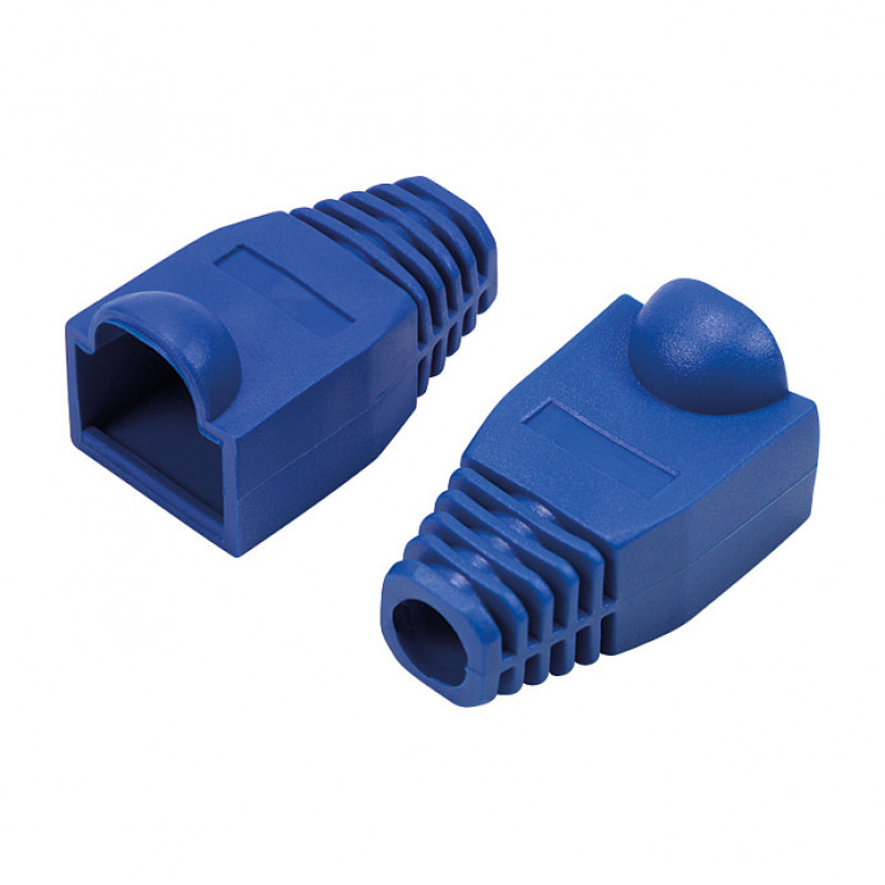 LogiLink MP0066 RJ45 pistiku kaitsekate 6,5 mm, sinine (50 tk)