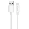 LogiLink CU0319 USB 2.0 Type-C kaabel, A/M - C/M, 480 Mbps, 60 W, nailon, valge, 0,15 m