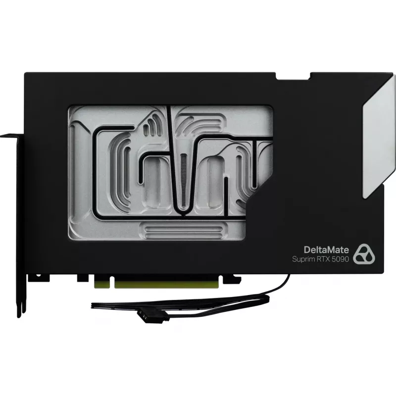 Thermal Grizzly DeltaMate GPU veeplokk Suprim 5090 jaoks, must/hõbedane