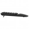 Logitech Wave Keys 920-012289 juhtmevaba ergonoomiline klaviatuur, 2,4 GHz / Bluetooth, Šveitsi (CH) paigutus, grafiit