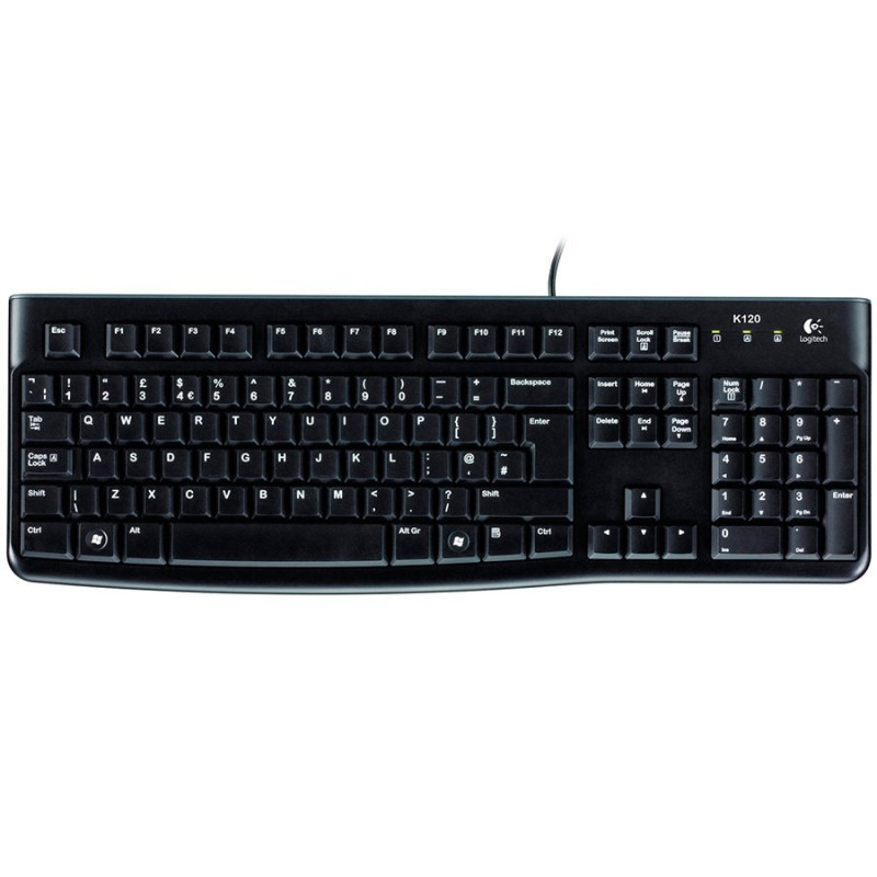 Logitech K120 920-002487 USB-klaviatuur, eesti paigutus
