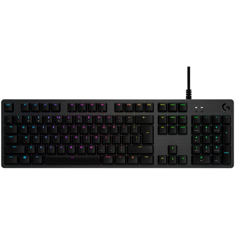Logitech G512 920-009350 taustavalgustusega mehaaniline mänguklaviatuur, GX-lülitid