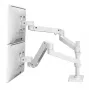 Ergotron LX Pro monitorikinnituskomplekt (topeltliigendkäsi), modulaarne, 2 LCD-ekraanile, lame C-klamber, valge, kuni 24"