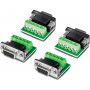 TRENDnet TI-S400 jadaadapter RS-232 → RS-422/485, TAA-nõuetele vastav (4 tk), roheline / hall