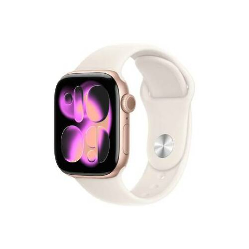 Apple Watch Series 11 nutikell 5G, 42 mm alumiiniumkorpus, S/M, kuldne, MF8E4QL/A