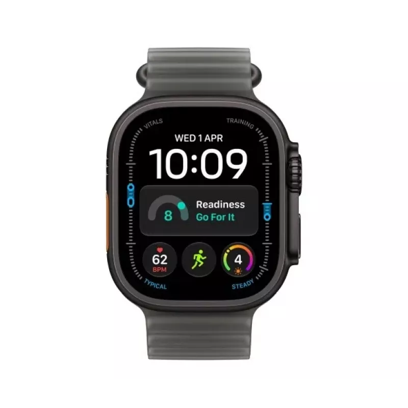 Apple Watch Ultra 4 nutikell, GPS + Cellular, 49 mm, must, Ocean rihm poolläbipaistev must