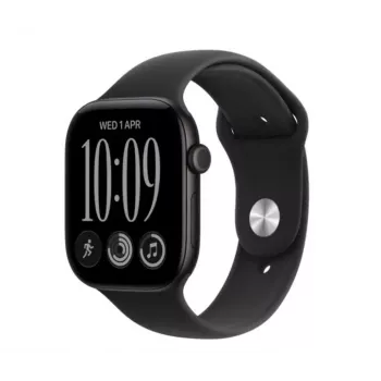Apple Watch Series 12 GPS nutikell, 46 mm, must alumiiniumkorpus, must spordirihm M/L