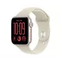Apple Watch SE 3 nutikell, GPS + Cellular, 44 mm, tähevalguse värvi alumiiniumkorpus, liivavärvi spordirihm S/M