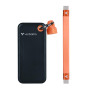 Verbatim Pocket 32285 kaasaskantav SSD, 512 GB, USB 3.2 Type-C, must/oranž