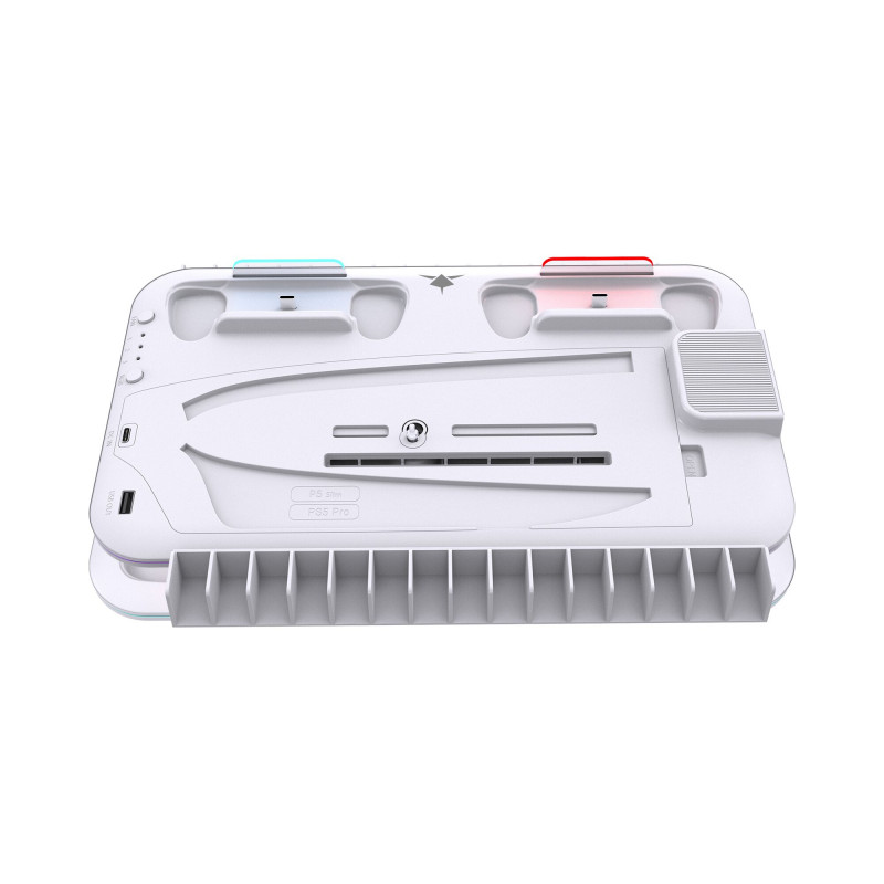 White Shark KIMURA PRO PS5 jahutusalus 2 laadimisdokiga, valge