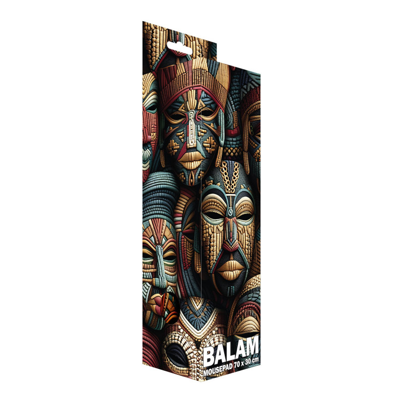 Sbox BALAM XL MP-04 hiirematt, 700x300 mm, must mustriga