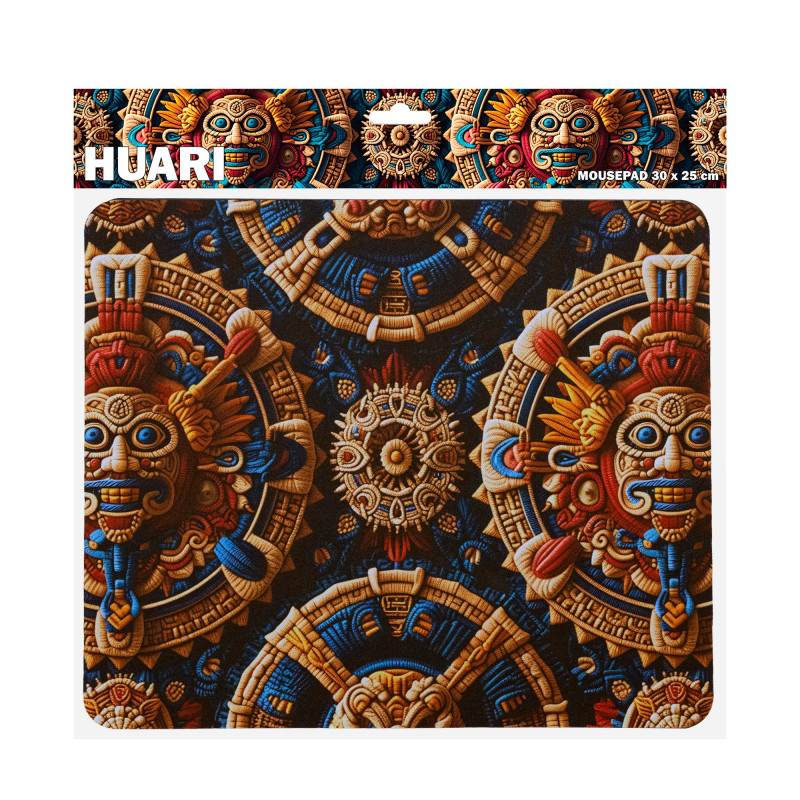 Sbox HUARI M MP-05 hiirematt, 300x250 mm, must mustriga