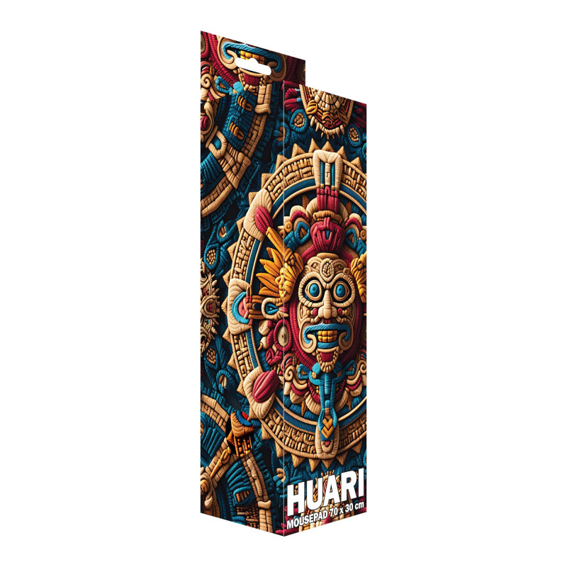 Sbox HUARI XL MP-05 hiirematt, 700x300 mm, must mustriga