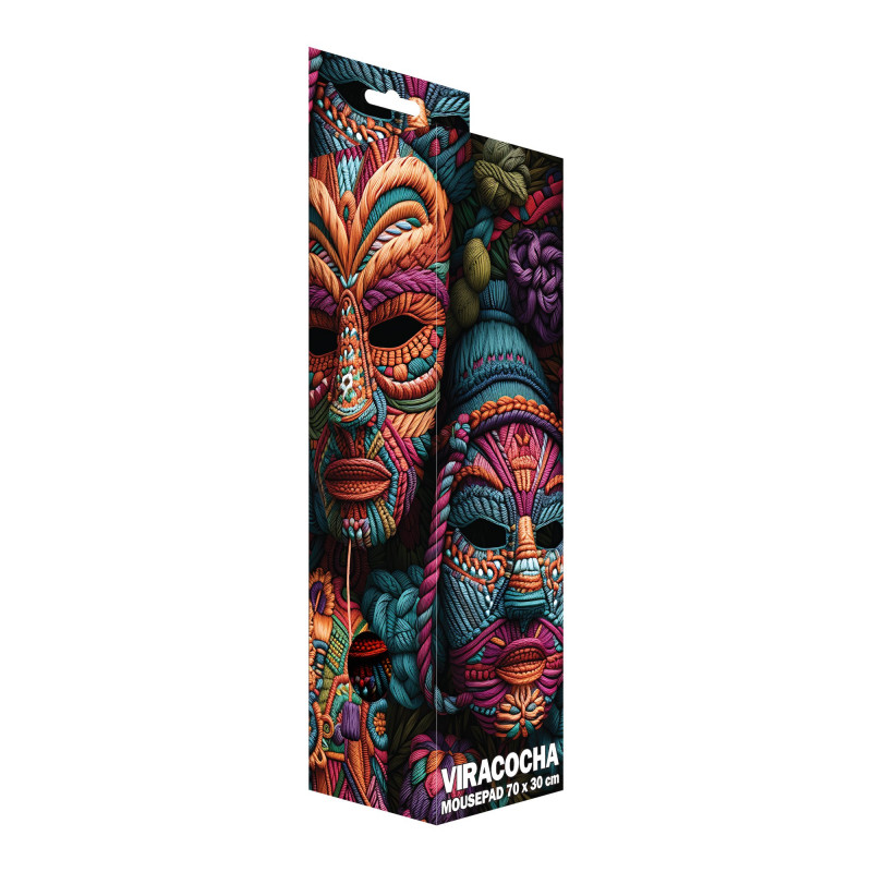 Sbox VIRACOCHA XL MP-07 hiirematt, 700x300 mm, must mustriga