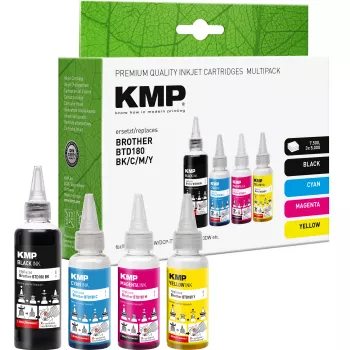 KMP tindikassetid Brother LC426XLMP jaoks, must, tsüaan, magenta, kollane, ühilduvad (4 tk)