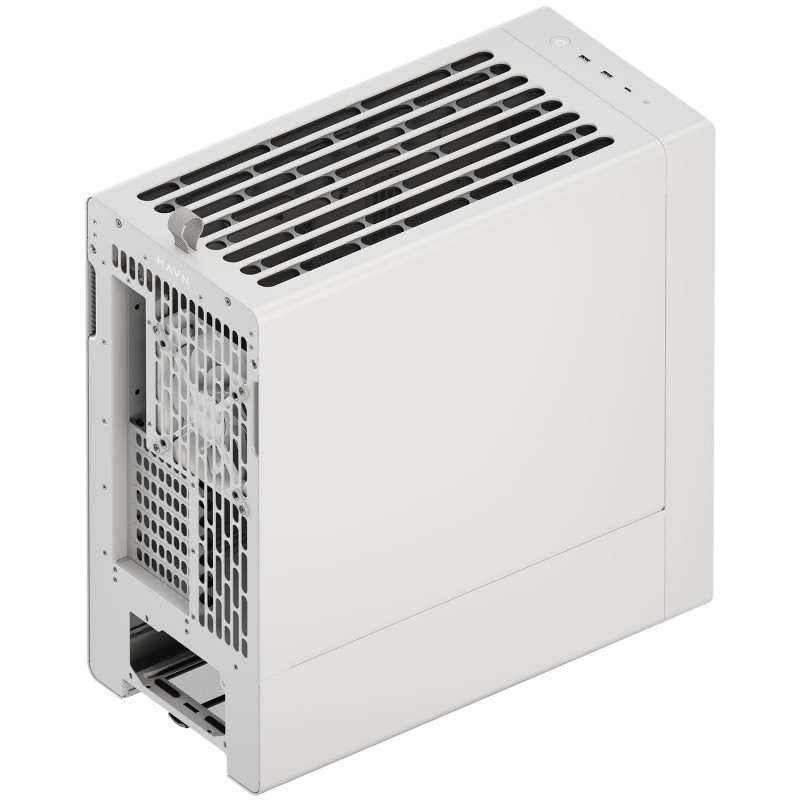 HAVN BF 360 Flow Solid arvutikorpus, Midi Tower, E-ATX, valge