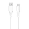 LogiLink CU0251 USB 2.0 kaabel USB-C – USB-A, 480 Mbps, 15 W, valge, 0,5 m