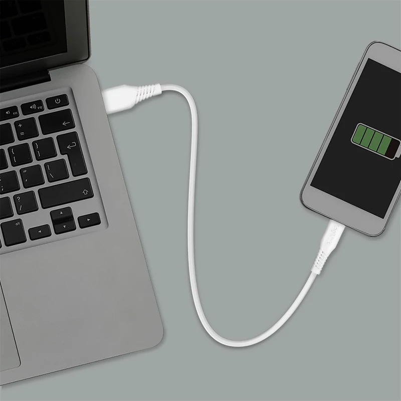LogiLink CU0251 USB 2.0 kaabel USB-C – USB-A, 480 Mbps, 15 W, valge, 0,5 m
