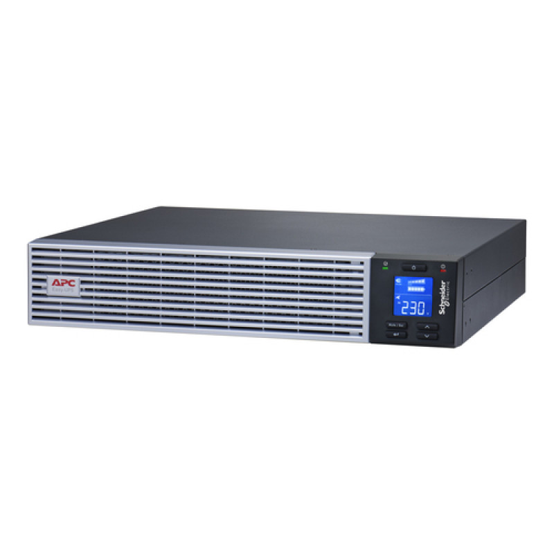 APC Easy UPS On-Line SRVL1KRIRK katkematu toiteallikas, 1000 VA / 900 W, Li-Ion, 2U riiulisse, koos siinikomplektiga
