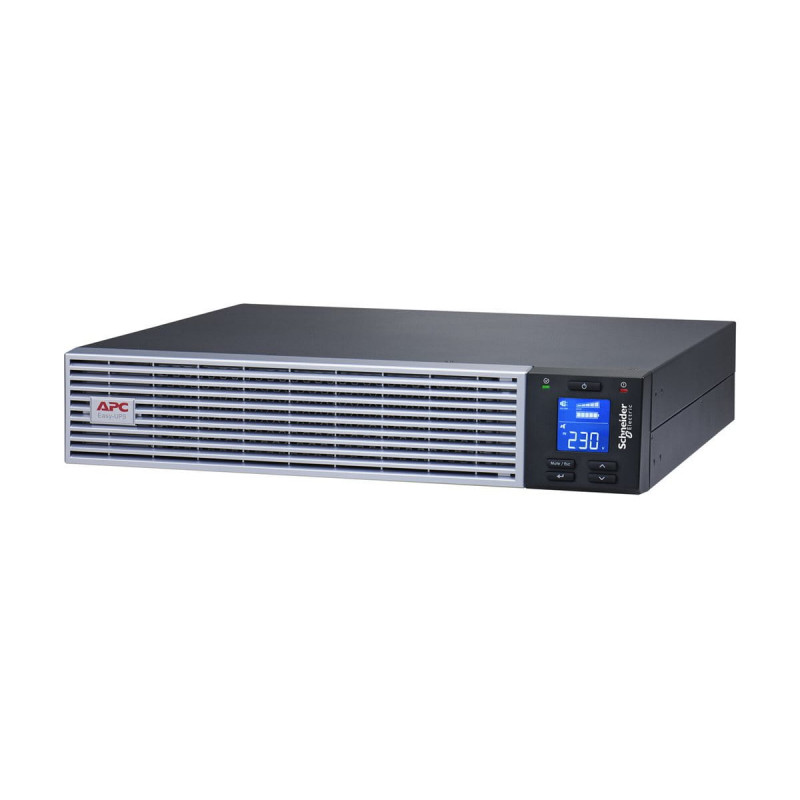 APC Easy UPS On-Line SRVL1KRIRK katkematu toiteallikas, 1000 VA / 900 W, Li-Ion, 2U riiulisse, koos siinikomplektiga