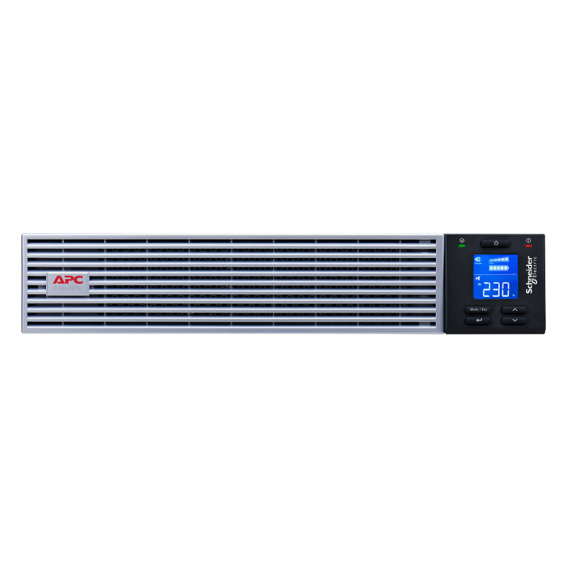 APC Easy UPS On-Line SRVL1KRIRK katkematu toiteallikas, 1000 VA / 900 W, Li-Ion, 2U riiulisse, koos siinikomplektiga