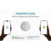 XD Design FindMate Dual RCS jälgija P301.6203, Apple Find My ja Android Find Hub, IPX5