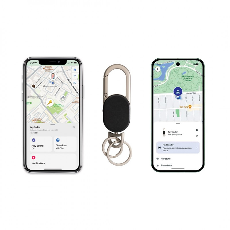 XD Design Connects Keyfinder Dual võtmejälgija, Apple ja Android Find, P301.1601