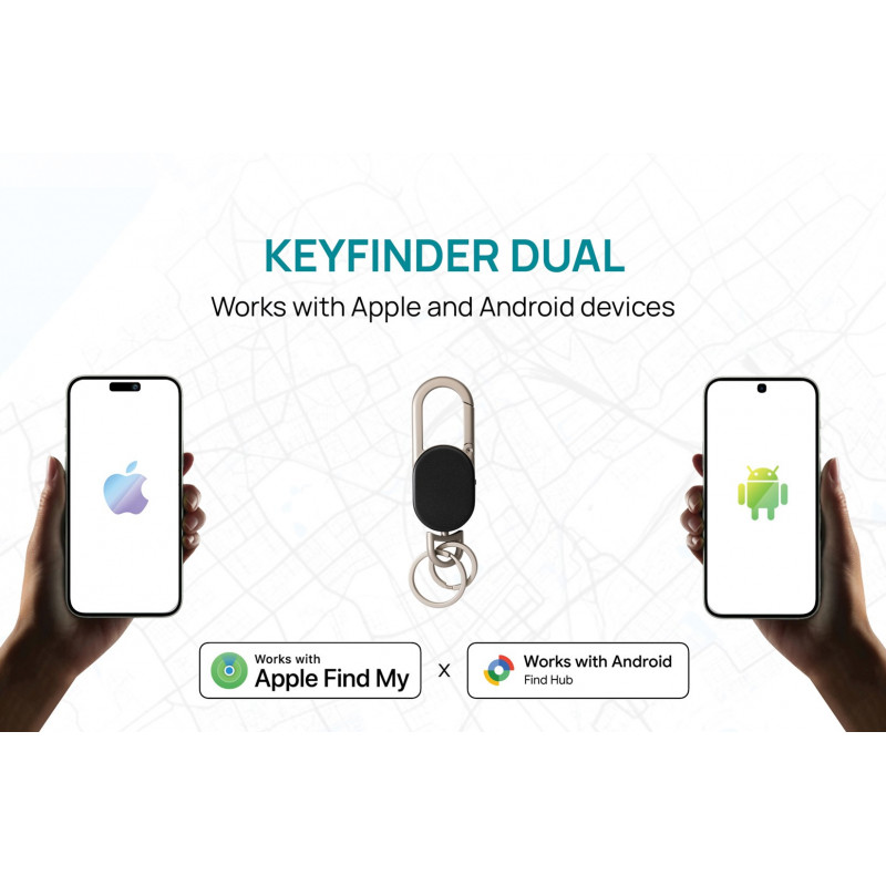 XD Design Connects Keyfinder Dual võtmejälgija, Apple ja Android Find, P301.1601