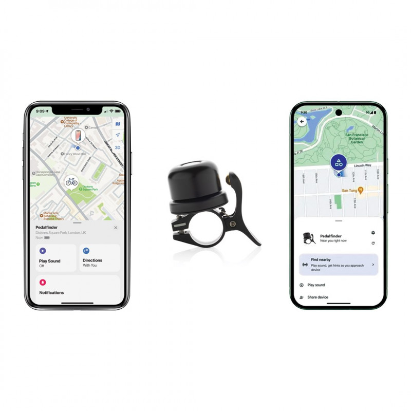 XD Design Connects Bike Finder Dual jalgrattakell jälgijaga, Apple ja Android Find, IPX6, P301.1401
