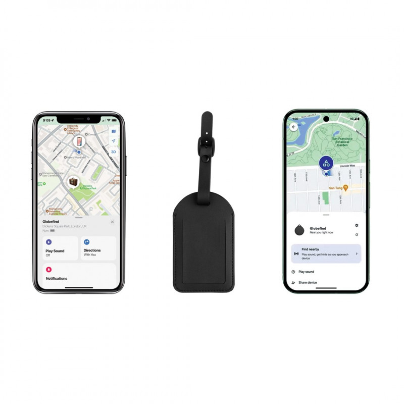 XD Design Connects Globefind Dual RCS pagasijälgija, Apple ja Android Find, P301.5701