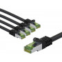 Goobay 69763 CAT 8.1 ühenduskaabel, S/FTP (PiMF), GHMT-sertifitseeritud, 5 m, hall (5 tk)
