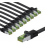 Goobay 69764 CAT 8.1 ühenduskaabel, S/FTP (PiMF), 1 m, hall (10 tk)